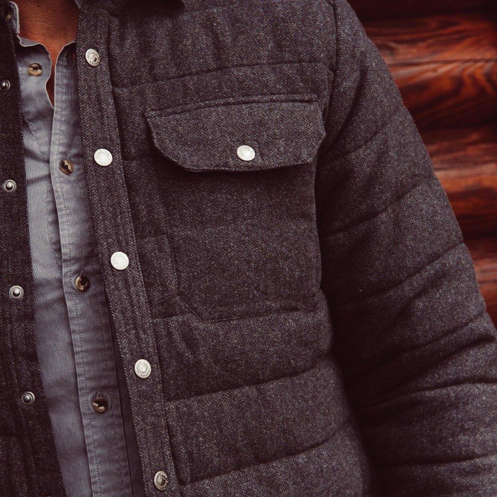 Archer Herringbone Shirtjac