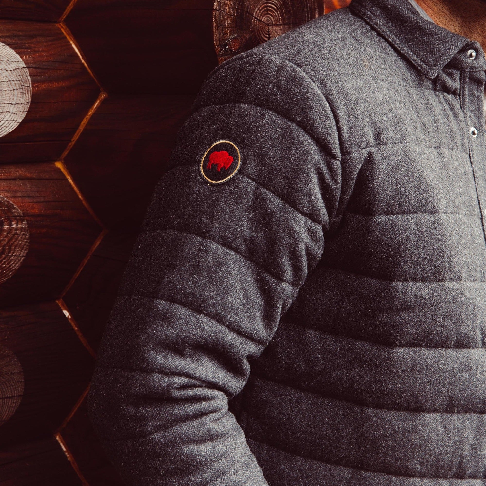 Archer Herringbone Shirtjac