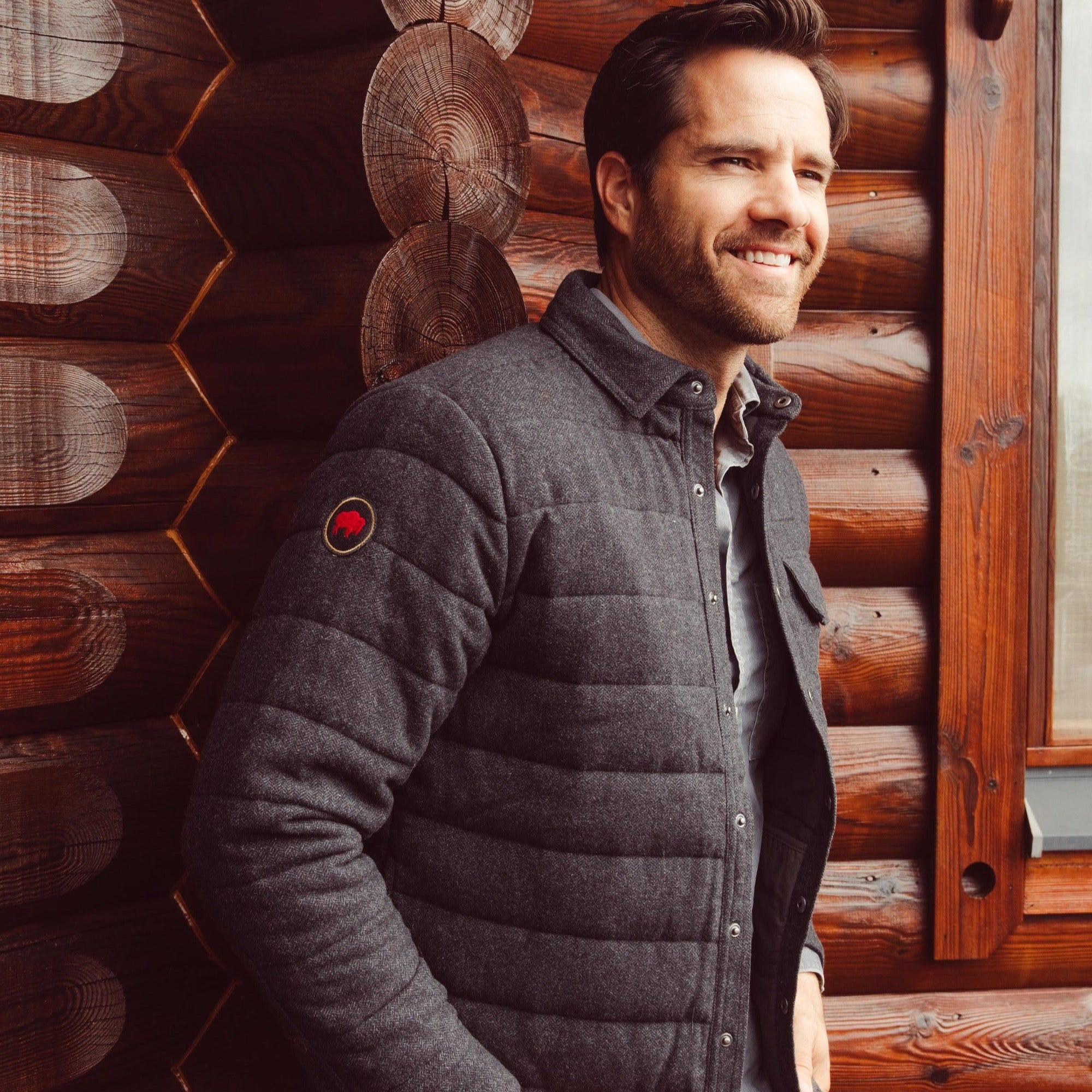 Archer Herringbone Shirtjac