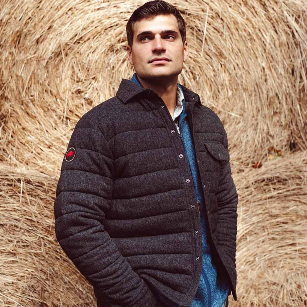 Archer Herringbone Shirtjac