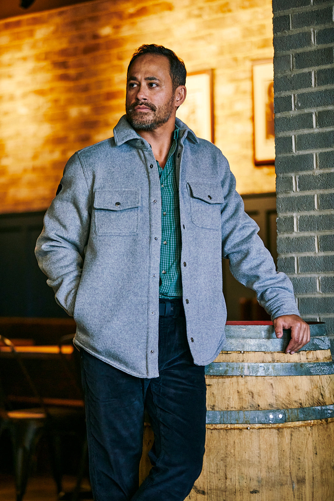 Dover Wool Shirtjac